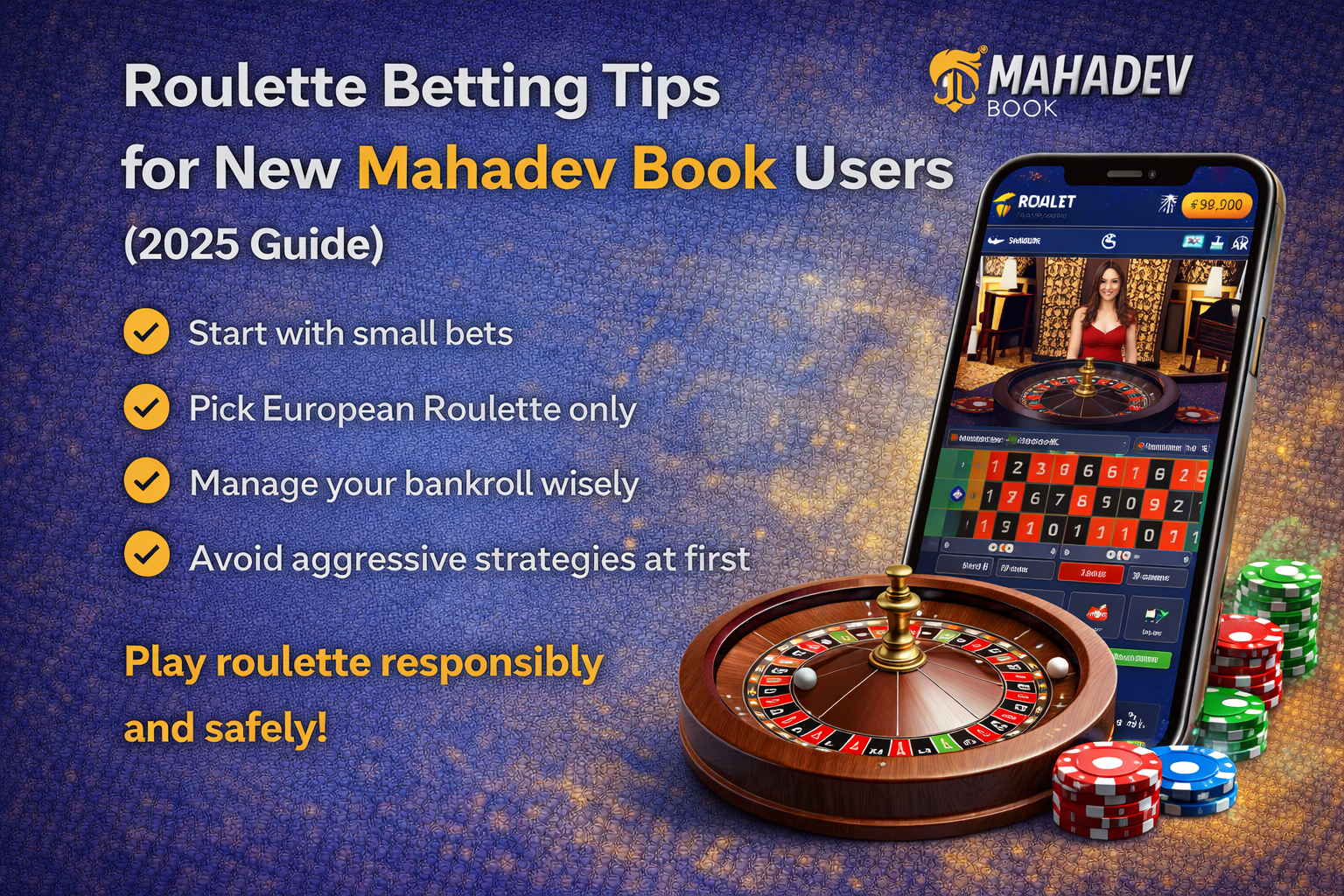 You are currently viewing Roulette Betting Tips for New Mahadev Book Users